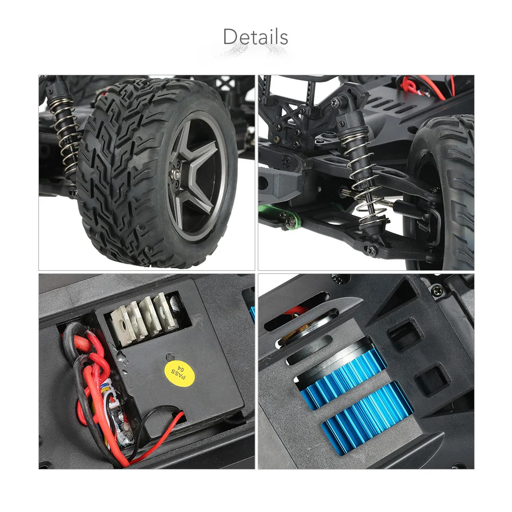 Оригинальный WLtoys A333 2 4 ГГц 2WD 1/12 35 км/ч Матовый Электрический RTR Монстр пульт
