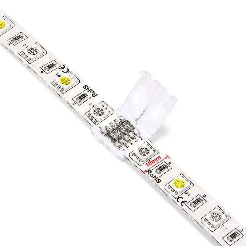 5 шт. 10 мм 12 Pin RGBW Светодиодные ленты Разъем бесплатная сварка для SMD 5050 RGBWW огни|pin