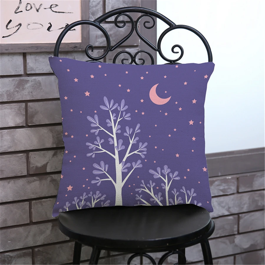Бархатный Чехол для подушки с принтом дерева чехол офисного кресла дома