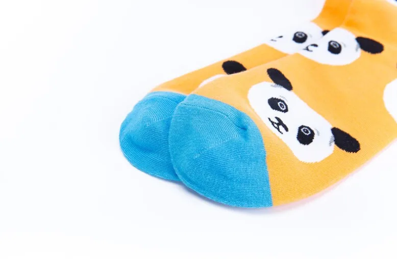 Crew Cool Cat Panda Bamboo Animal Premium мужские и женские зимние теплые носки счастливые короткие мужские хлопковые популярные женские AA104