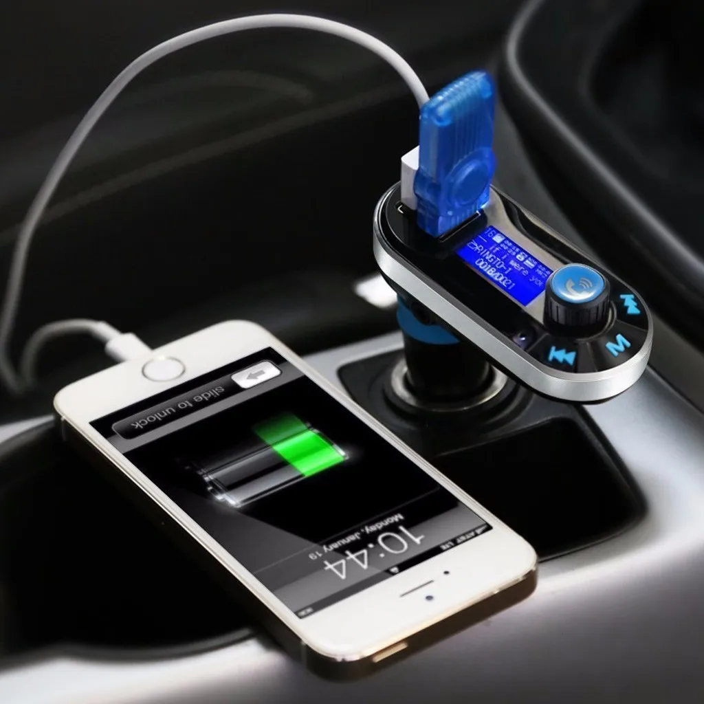 Беспроводной Bluetooth FM передатчик модулятор Автомобильный U диск Mp3 плеер карта fm