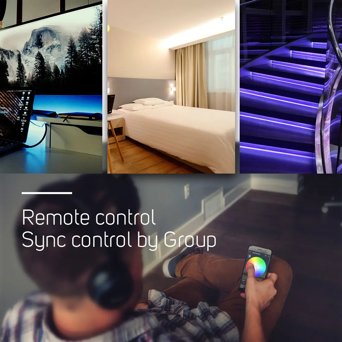 Светодиодная лента с поддержкой Wi Fi и Bluetooth|Контролеры RGB| |