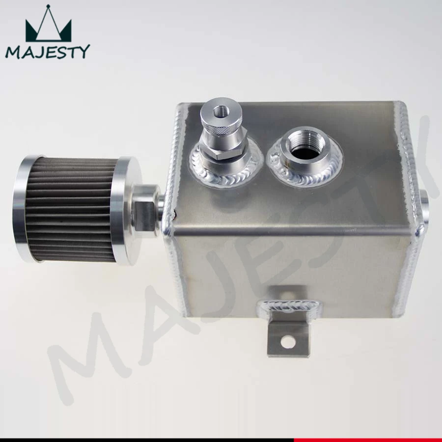 Алюминиевый резервуар для отпуска масла емкостью 2 литра и впускным клапаном