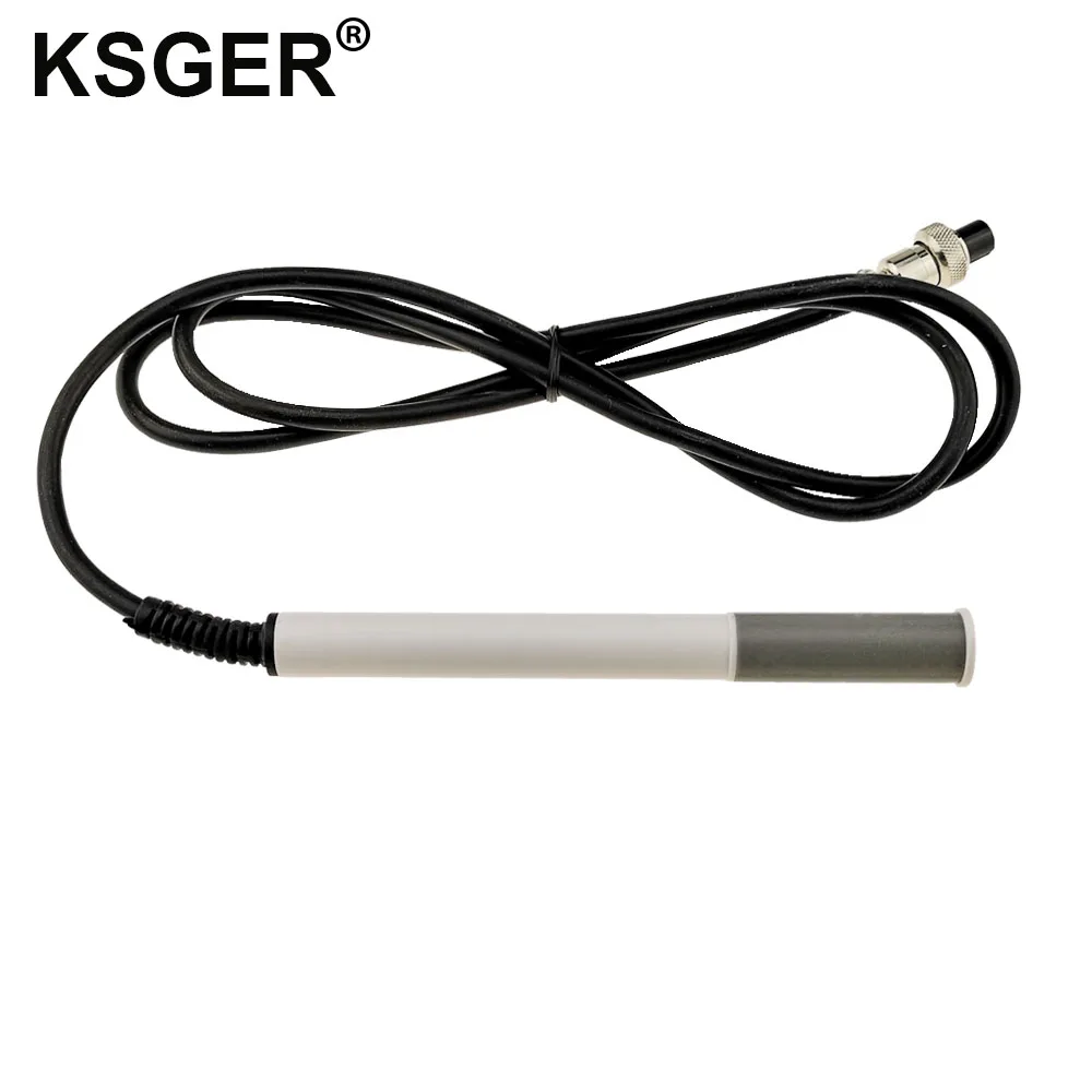 Color 4 KSGER T12 ABS пластик FX9501 паяльник ручка для V2.1S V2.0 STM32 OLED T12 паяльная станция Электрический силиконовый провод ручка - Цвет: Color 4