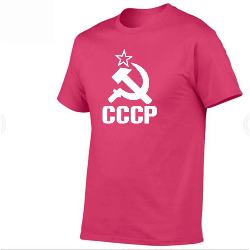 Футболка для спортзала WINER CCCP, Мужская футболка с коротким рукавом, футболки из хлопка с круглым вырезом