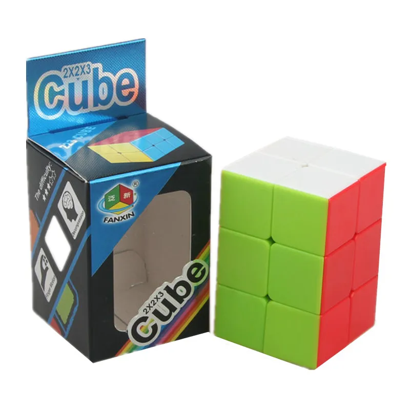 FanXin 2x2x3 красочный магический куб скоростной головоломка веселые игрушки