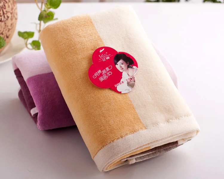 100% пряжи окрашенной мягкий поворот полотенце супер удобная с хорошей