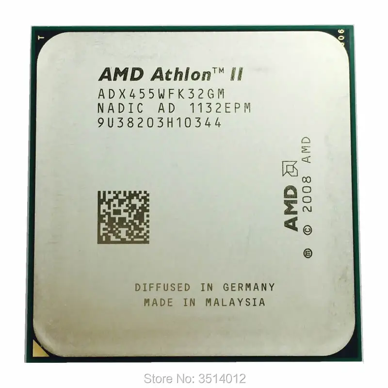 AMD Athlon II X3 455 3,3 ГГц 3 ядерный процессор ADX455WFK32GM Socke AM3 Процессор