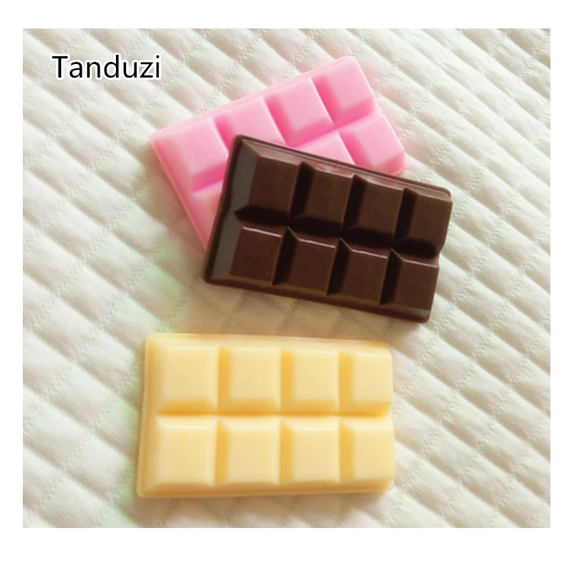 Tanduzi 3 шт./лот ПВХ шоколад 1:1 миниатюрная еда искусственный имитация еды DIY