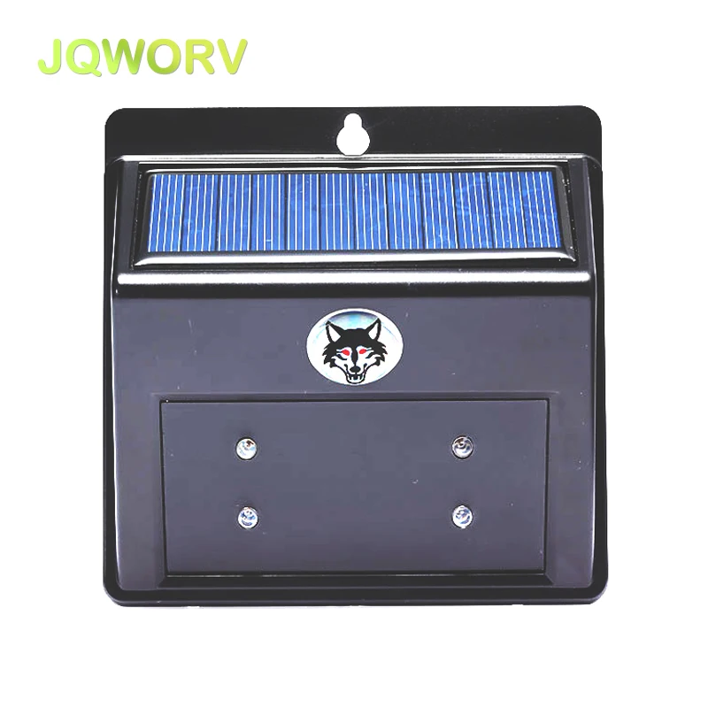 JQWORV 4LED на солнечных батареях Хищник сдерживающий Свет Патио сад отпугиватель