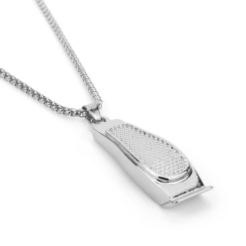 MQCHUN Мужская Парикмахерская ожерелье из нержавеющей стали модные Бритва для