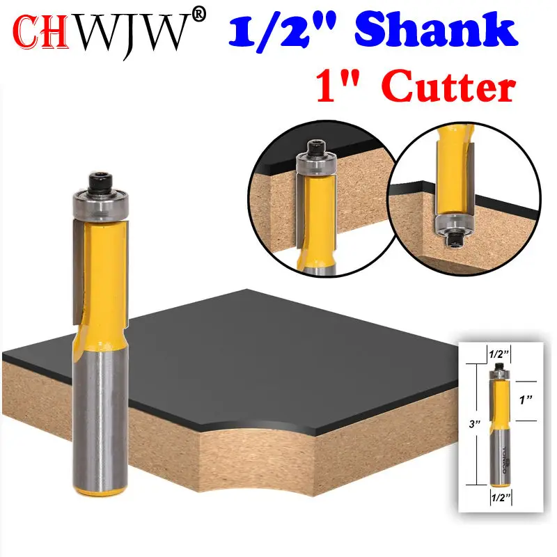 1 шт. 1/4 &quot&amp 1/2&quot хвостовик сливная отделка фрезы торцевой подшипник для