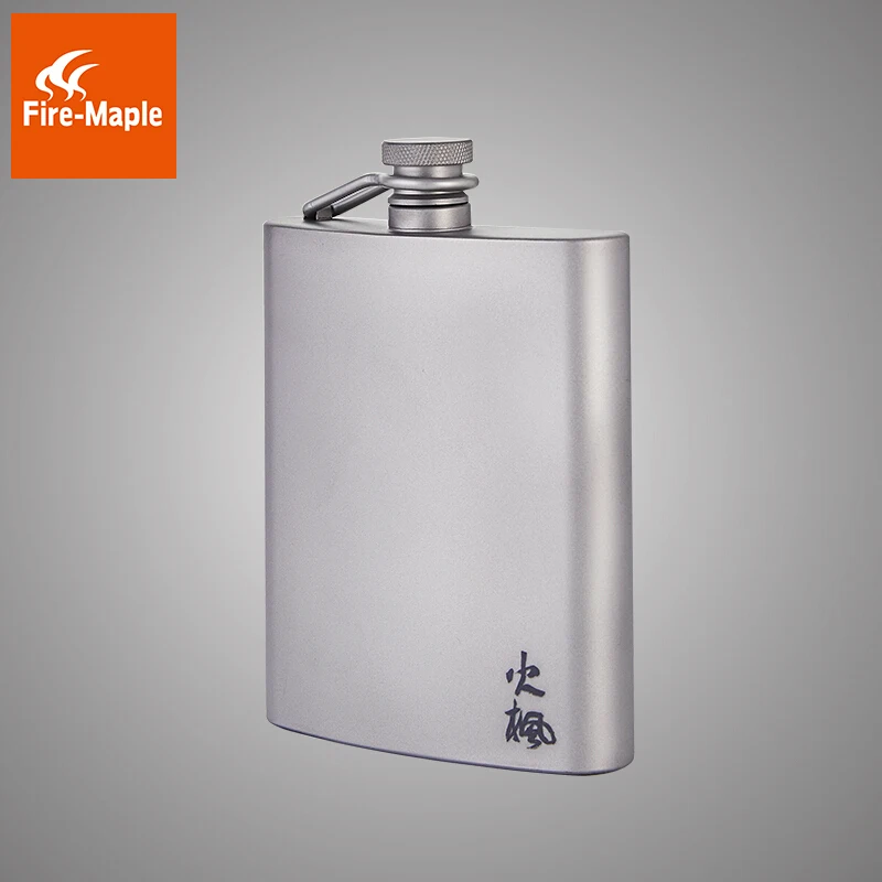 Fire maple 200ml Titanium Hip Flask Mens Christmas GiftFire maple 200ml Titanium Hip Flask Mens Christmas Gift