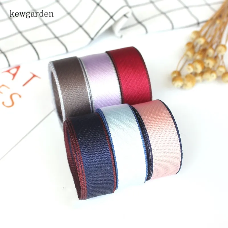 Kewgarden 16mm 1.6cm Colorful Edge Twill Satin Ribbons Handmade Tape DIY Bowknot Cotton Ribbon Garment Accessories Riband 8Y/Lot | Дом и сад