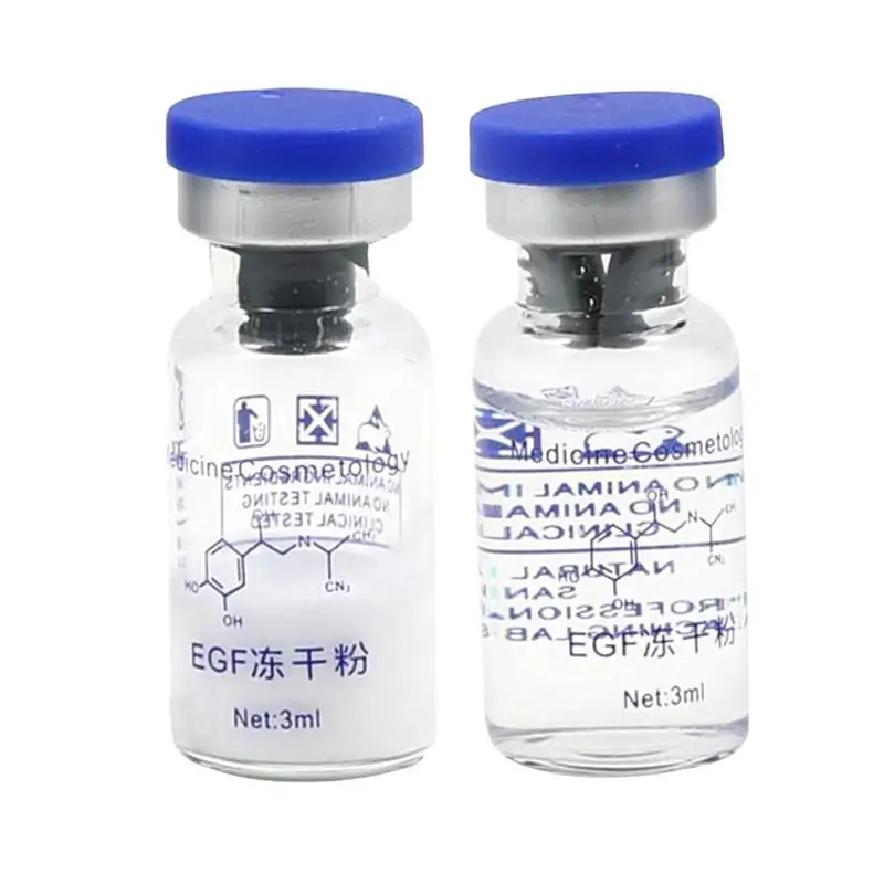 Lyophilized Epidermal фактор роста EGF 2 шт. порошковая Сыворотка для лечения акне прыщей