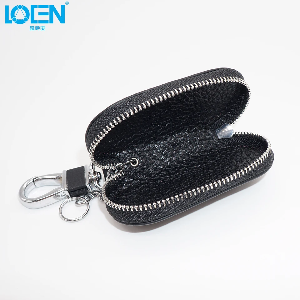 LOEN автомобильный кожаный чехол для ключей бумажник volvo starline Kia Honda BMW Audi Benz
