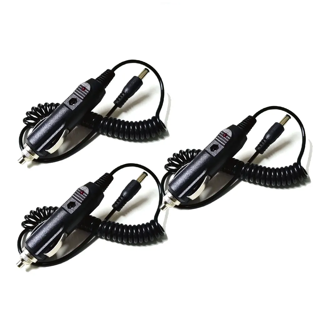 3pcs 5R charge cable Walkie Talkie автомобильный зарядный кабель для Baofeng UV-5R радио зарядное устройство док-станция DC 12 В прикуриватель слот 5R 5RE 5RA База зарядное устройство Шнур - Цвет: 3pcs 5R charge cable