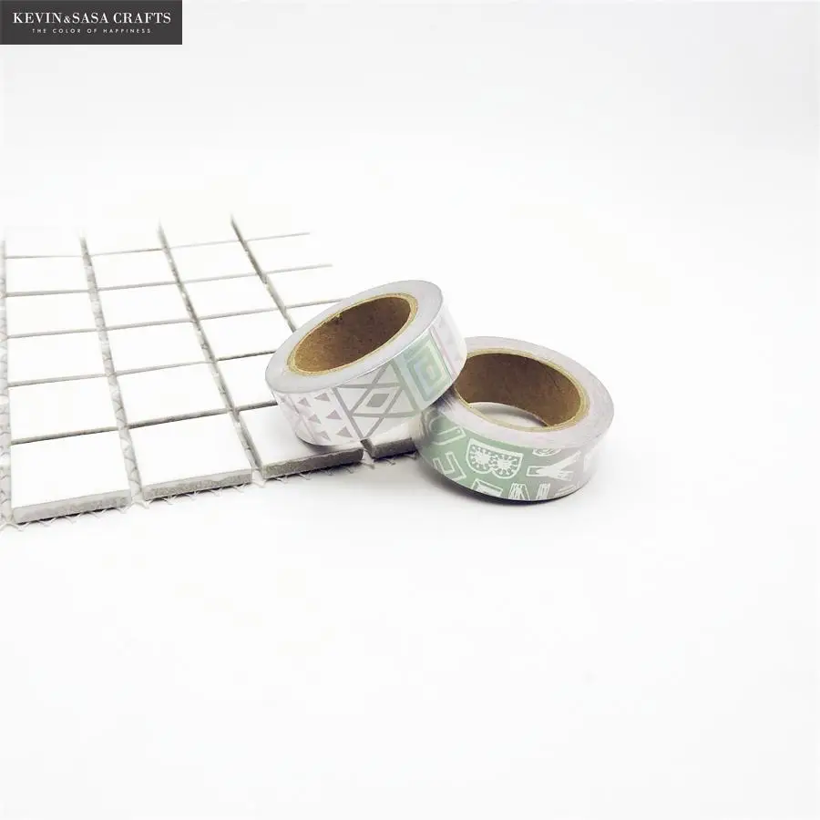 Новая Фольга васи лента качество канцелярские Diy Скрапбукинг Фотоальбом Школьные Инструменты Kawaii скрапбук бумажные наклейки маска