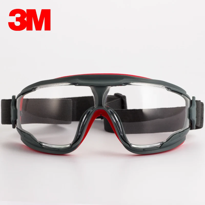 3M GA501 защитные очки, настоящие защитные очки для работы, противотуманные ударные линзы для езды на велосипеде, спортивные рабочие очки для защиты от ветра и песка