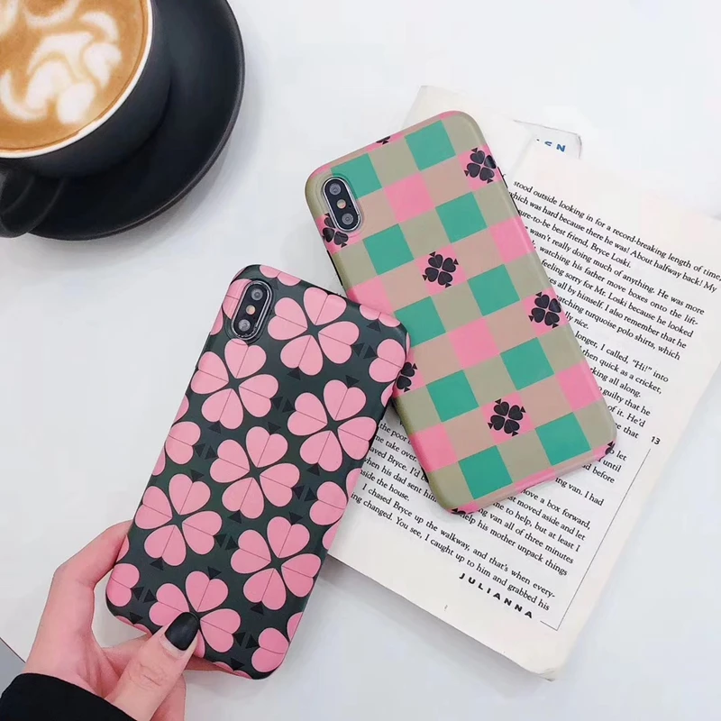 XS Max IMD чехол из мягкого ТПУ XR для телефона милый с рисунком сердца задняя Apple iPhone 5