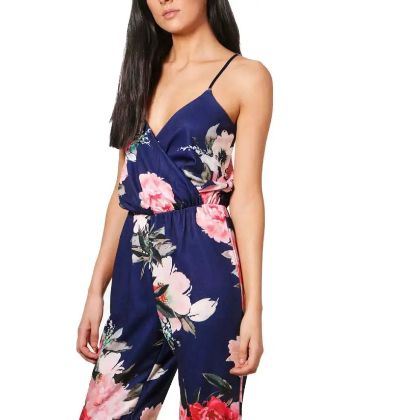 2017 Hot New Fashion Women Sexy Lace Crochet Bandage Bodycon Slip jumpsuit Z711 | Женская одежда