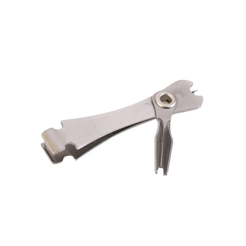 Коричневый Fly Рыбалка Нипер Fly Line резак Кусачки Snips Быстрый галстук ноготь быстрое завязывание узлов инструмент - Цвет: Коричневый
