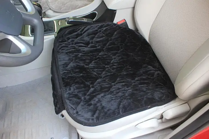 Плюшевый Чехол для автомобильного сиденья подушка зимняя новая аксессуары