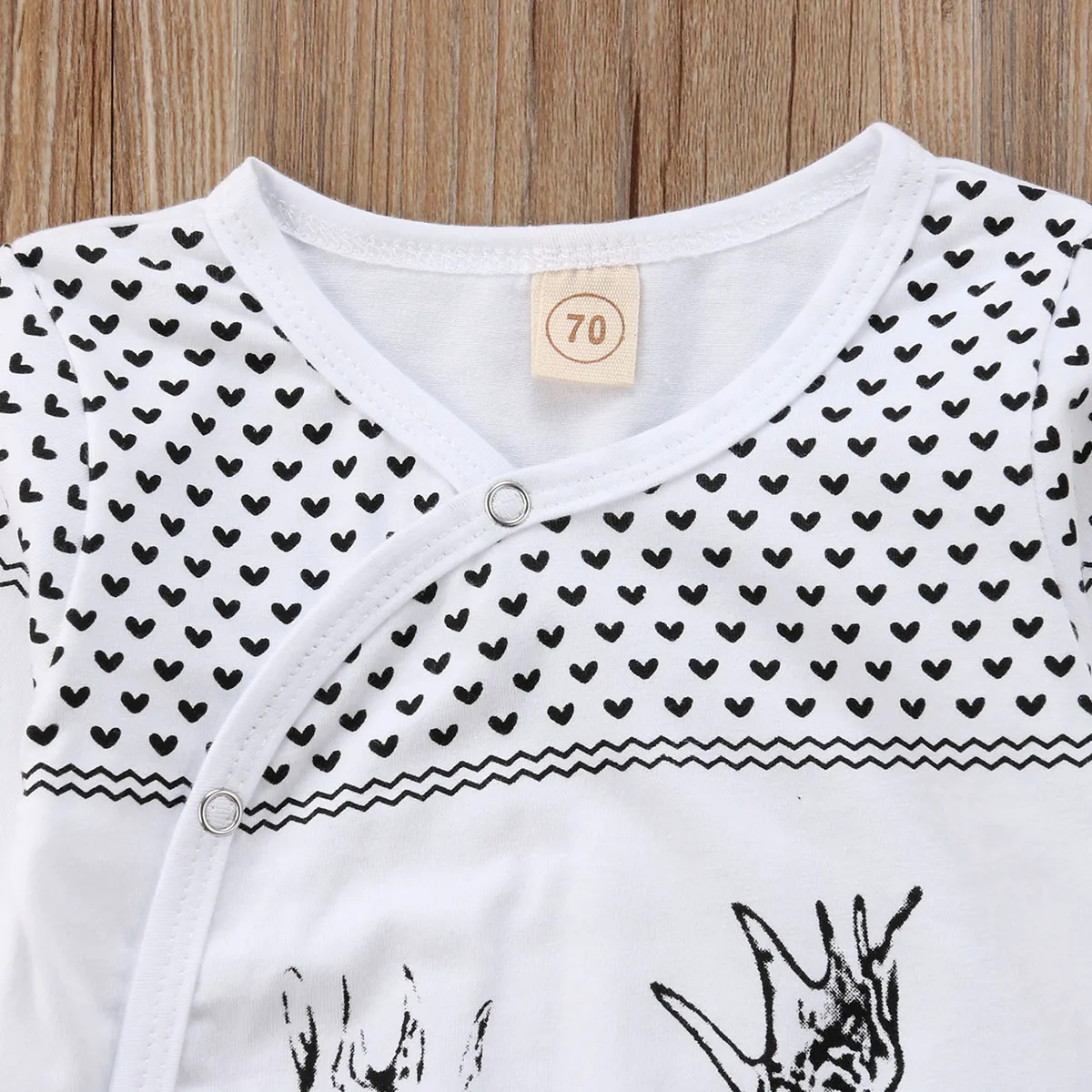 Рождественский милый комбинезон для маленьких девочек и мальчиков однобортный с