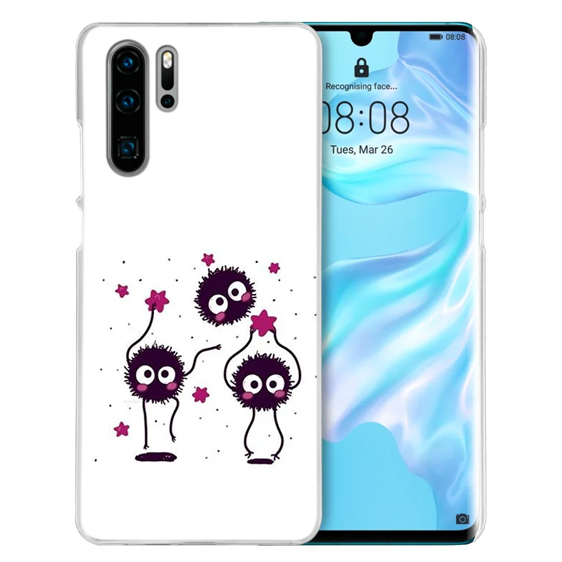 Чехол Studio Ghibli Spirited Totoro для huawei P20 P30 P Smart Nova 4 3i P10 P9 P8 mate 10 20 lite Pro Mini жесткий чехол для телефона