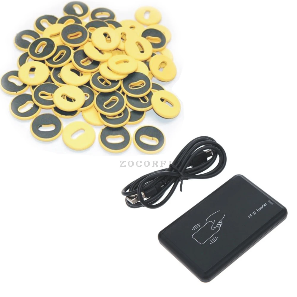 100 шт. 125 кГц Рабочая частота высокая температура Прачечная RFID бирка/Этикетка для