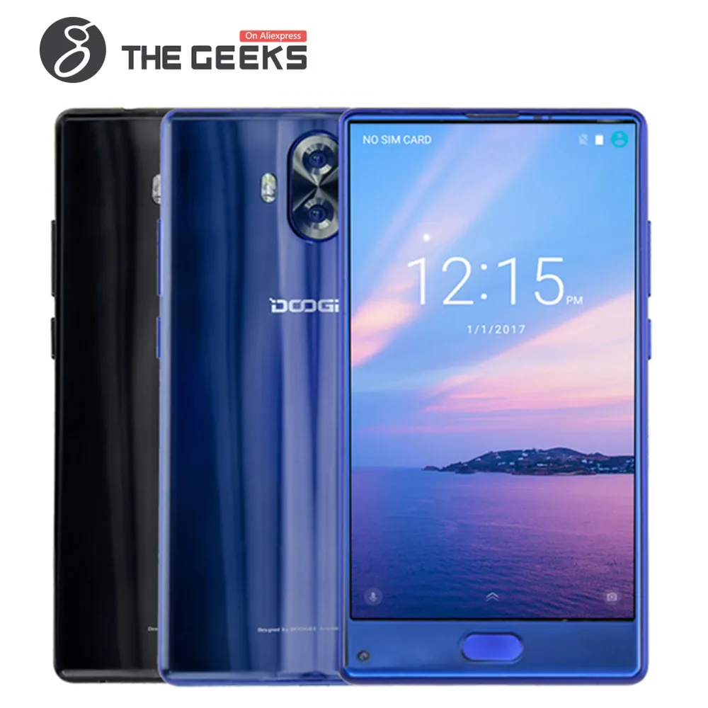Оригинал DOOGEE смешивания Lite смартфон Dual Камера 5 2 ''mtk6737 четыре ядра ГБ + 16 Android 7 0