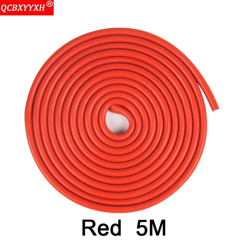Red 5M QCBXYYXH авто-Стайлинг, авто дверь, защита от царапин, защита края, резиновое уплотнение, универсальные анти столкновения, полосы, наклейки, аксессуары - Цвет: Red 5M