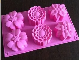 Силиконовая форма для выпечки тортов 6 тыкв кексов маффинов печенья шоколада