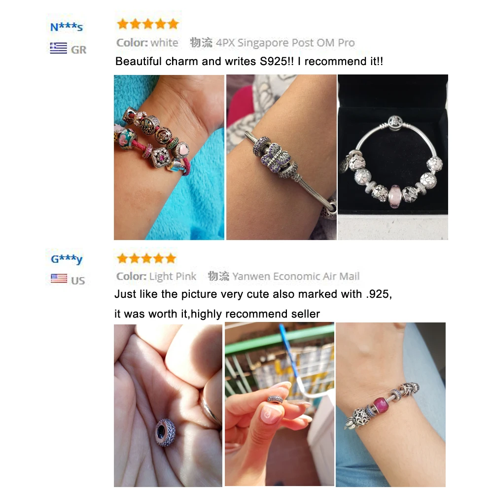 Подходят для Pandora оригинальные браслеты австралийские хрустальные бусины