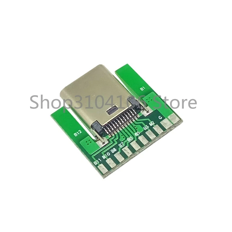 Сделай сам 24pin USB 3 1 Тип C штекер и гнездо разъем типа SMT с печатной платой|plug type|usb