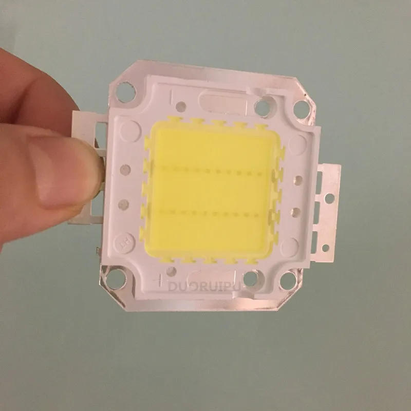 

20W LED cob light chip White 6000k/Warm White 3000k High power Lamp 600mA 32-34V 1600-1800LM 30mil Chip Free shipping