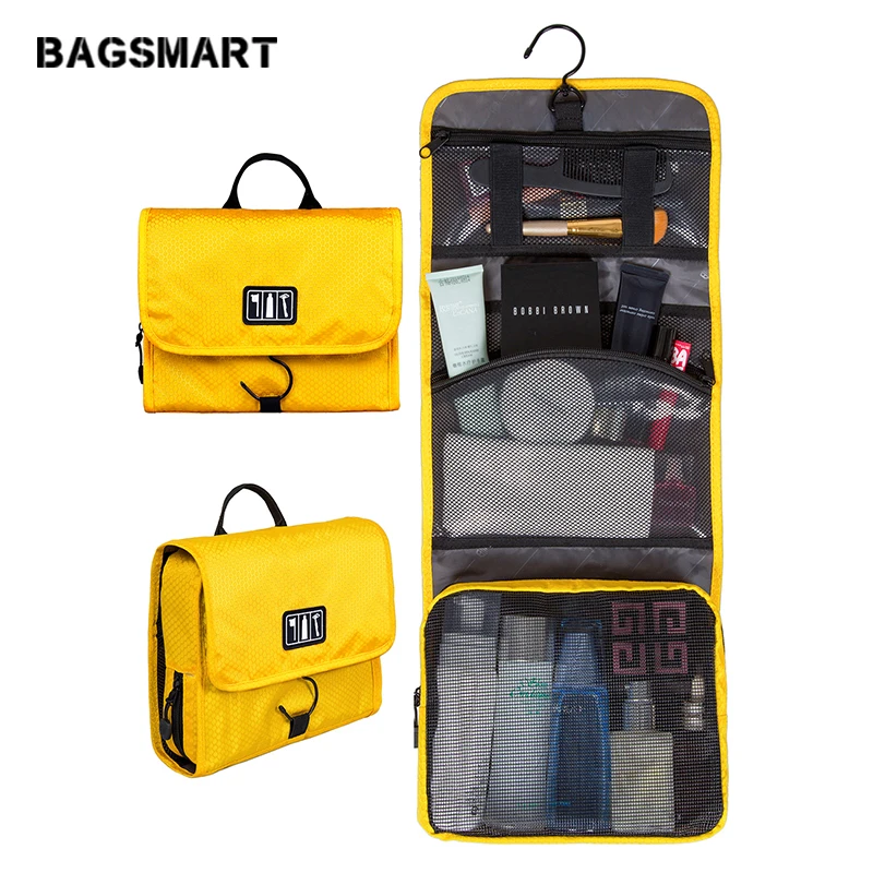 BAGSMART Trave Make up Bag подвесная косметичка для туалетных принадлежностей