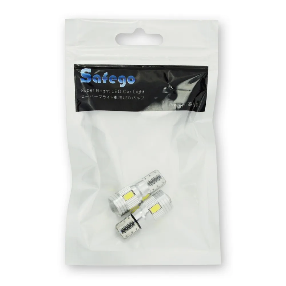 Safego 2X T10 W5W светодиодный 6 SMD 5630 без ошибок 194 168 светильник лампа для парковки
