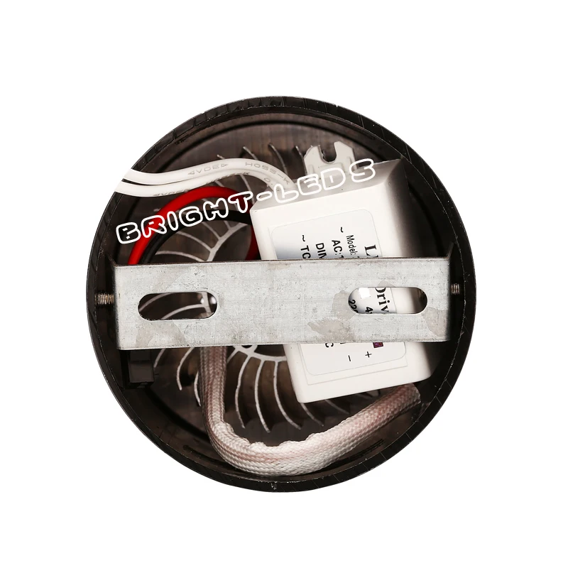 Точечный светодиодный светильник 7 Вт 220 лм черный поверхностный монтаж