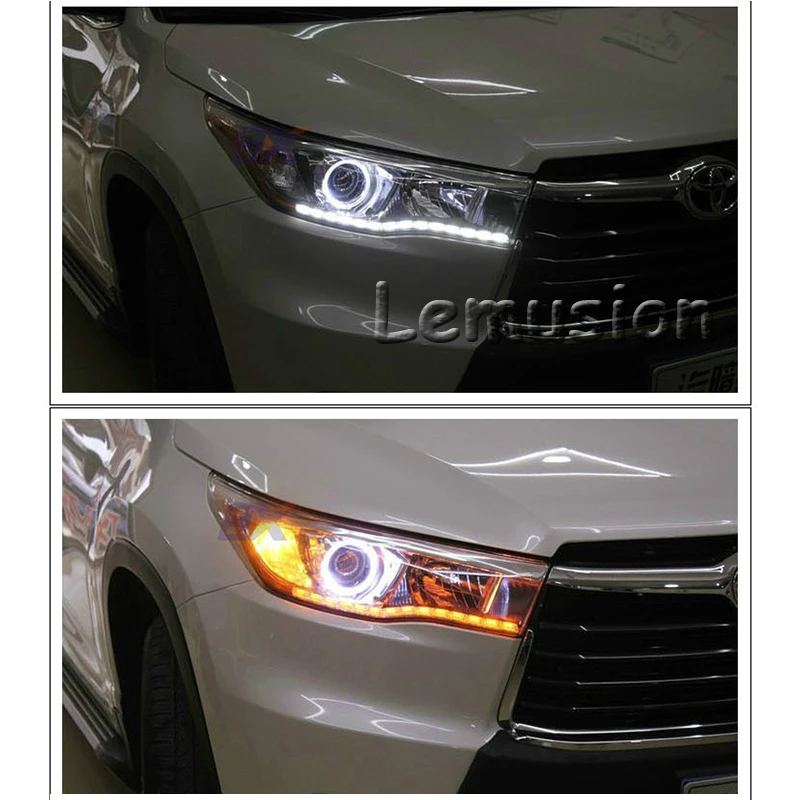 1 пара стайлинга автомобилей Светодиодный Рудье с водными пулями для лампы DRL