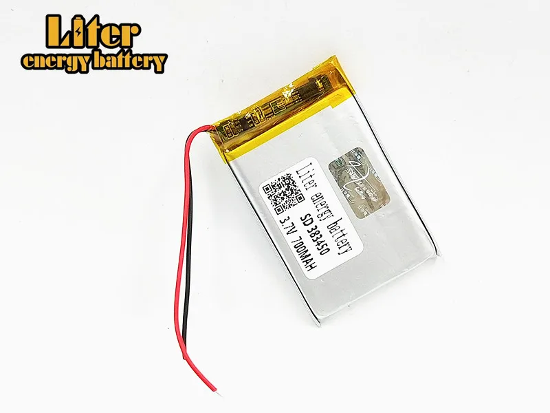 383450 3 7 в 700 мАч литий-полимерный аккумулятор с защитной платой для GPS MP3 MP4 MP5