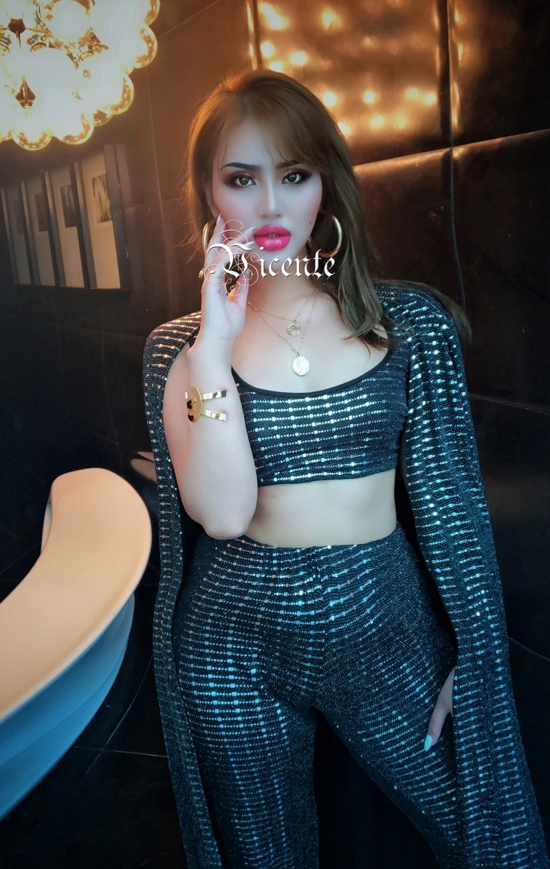Vicente HOT Chic Dot Sequins Design 3 Pieces Set Long Sleeves Wholesale Celebrity Party Casual Wear Tops Pants Coat Suit | Женская
