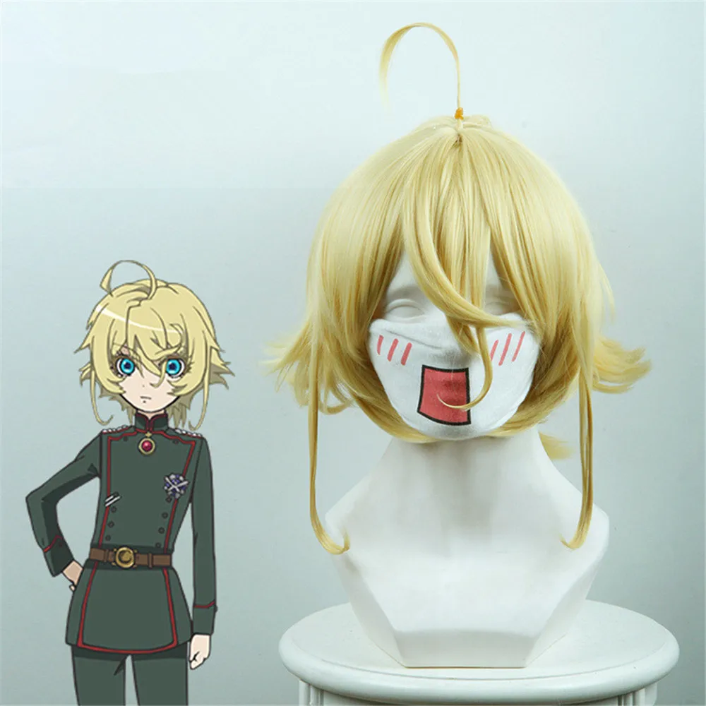 Парик для косплея Youjo Senki Tanya von degurecaff термостойкий прямой из синтетических волос