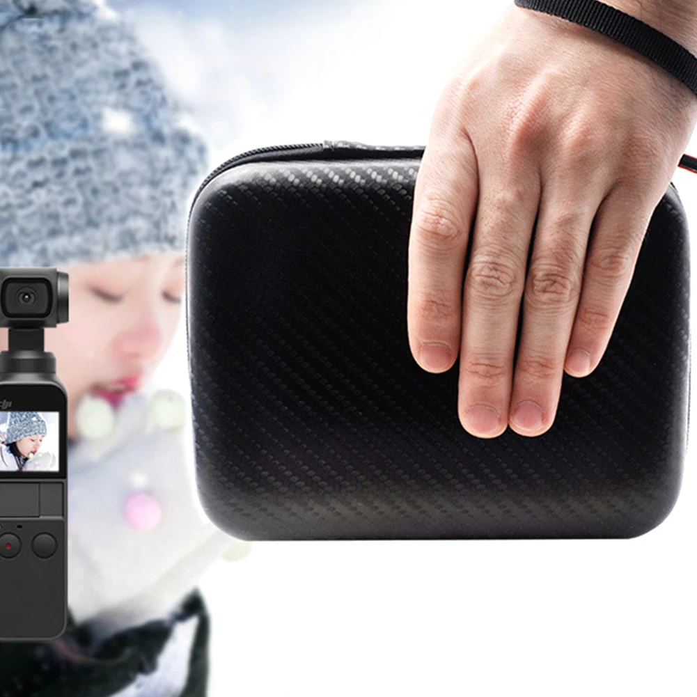 Камера коробка для хранения для DJI OSMO Карманный экшн аксессуары для переноски из искусственной кожи на молнии водонепроницаемый износостойкий жесткий чехол