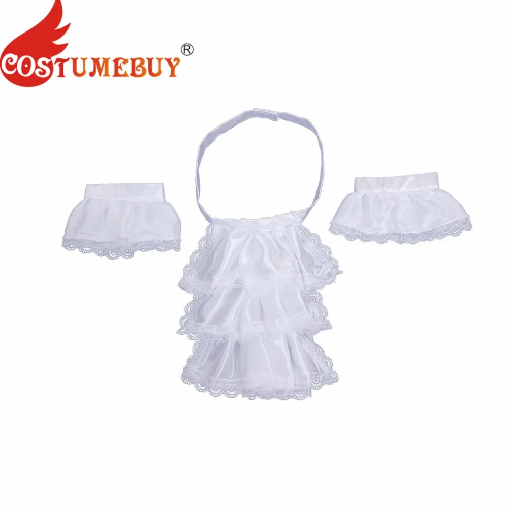 Костюм для костюма съемный воротник викторианский кружевной оборки мужчин в