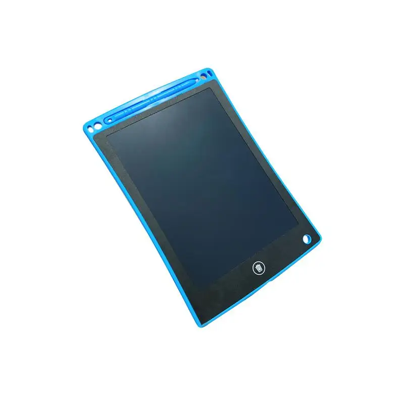 Blue 8,5 дюймовый ЖК-дисплей для детей, доска для рисования, Письменная пластина, планшет, светодиодная подсветка, Электронная умная доска для рисования заметок - Цвет: Blue