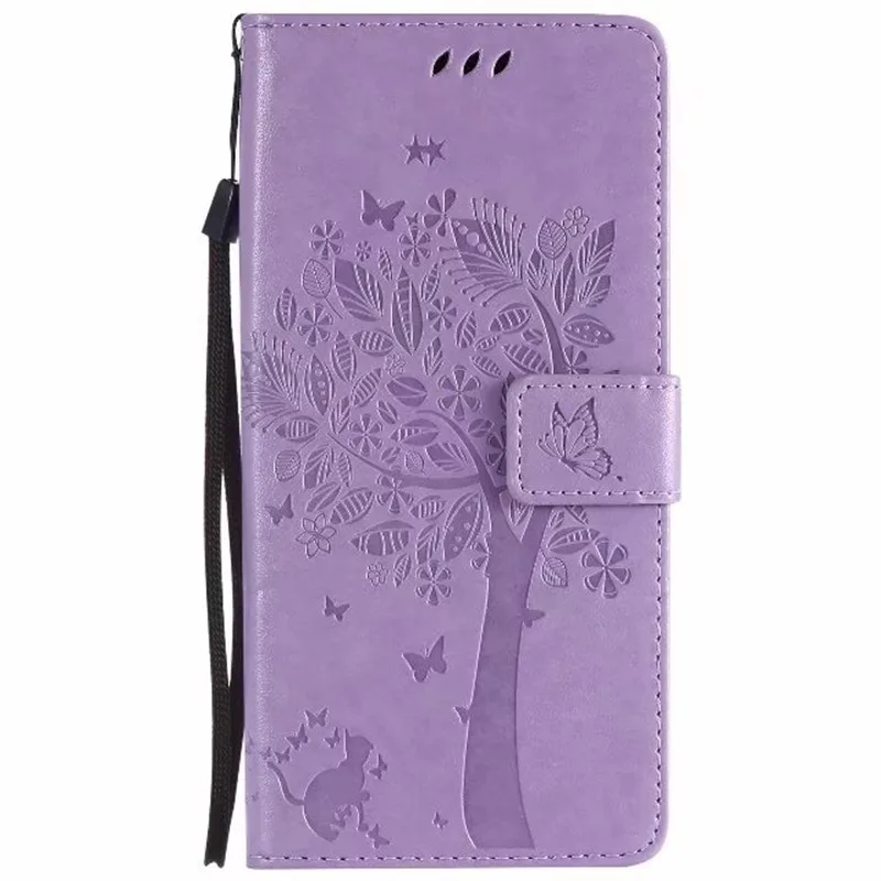 Purple Для samsung Galaxy S3 S4 S5 S6 край S7 S8 S9 пию A3 A5 A7 J1 J3 J5 J7 Чехол-бумажник из искусственной кожи чехол для телефона Capa - Цвет: Purple