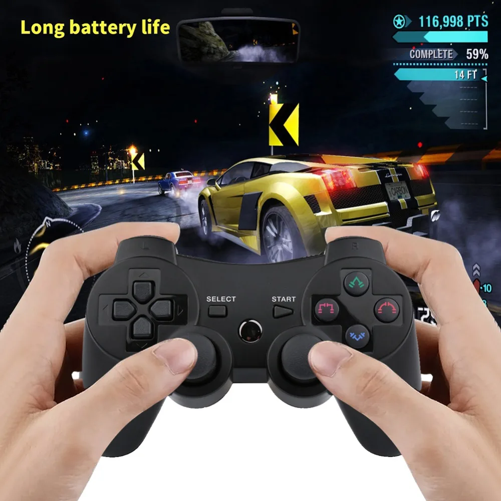 Беспроводной двойной джойстик K ISHAKO для PS3 геймпад Playstation 3 контроллер Sixaxis с