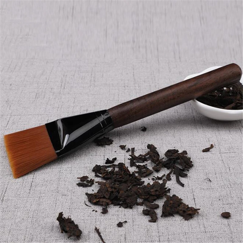 Высококачественная натуральная деревянная щетка для чая кунг-фу чайный поднос