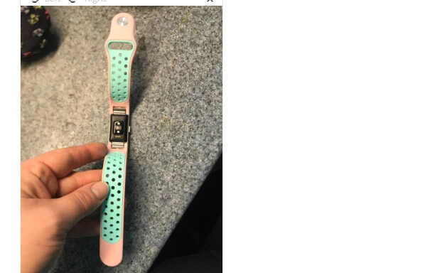 Дизайн 230 мм спортивный ремешок сменный ремешок для Fitbit Charge 2 дышащий полый сменный ремешок для смарт-часов 81024